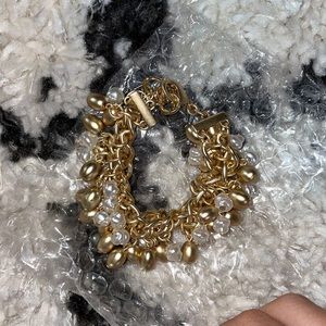 Lilly Pulitzer gold metallic bracelet